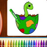 Coloring Pages, Dinosaurs Coloring Book Part I Game