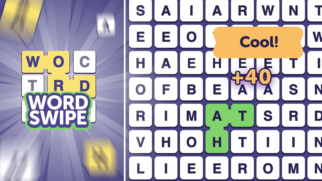 Word Swipe Fun Game that you can play for free | Eyzi.Net